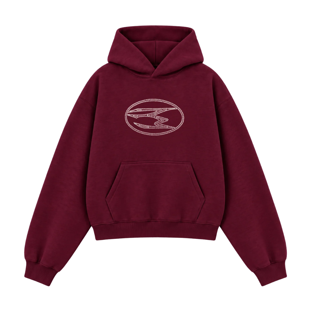 Noemotions Crew Hoodie Burgundy