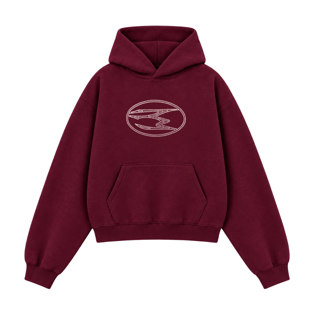 Noemotions Crew Hoodie Burgundy