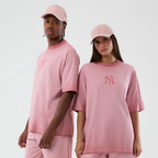 New Era New York Yankees MLB Logo Pink Tee
