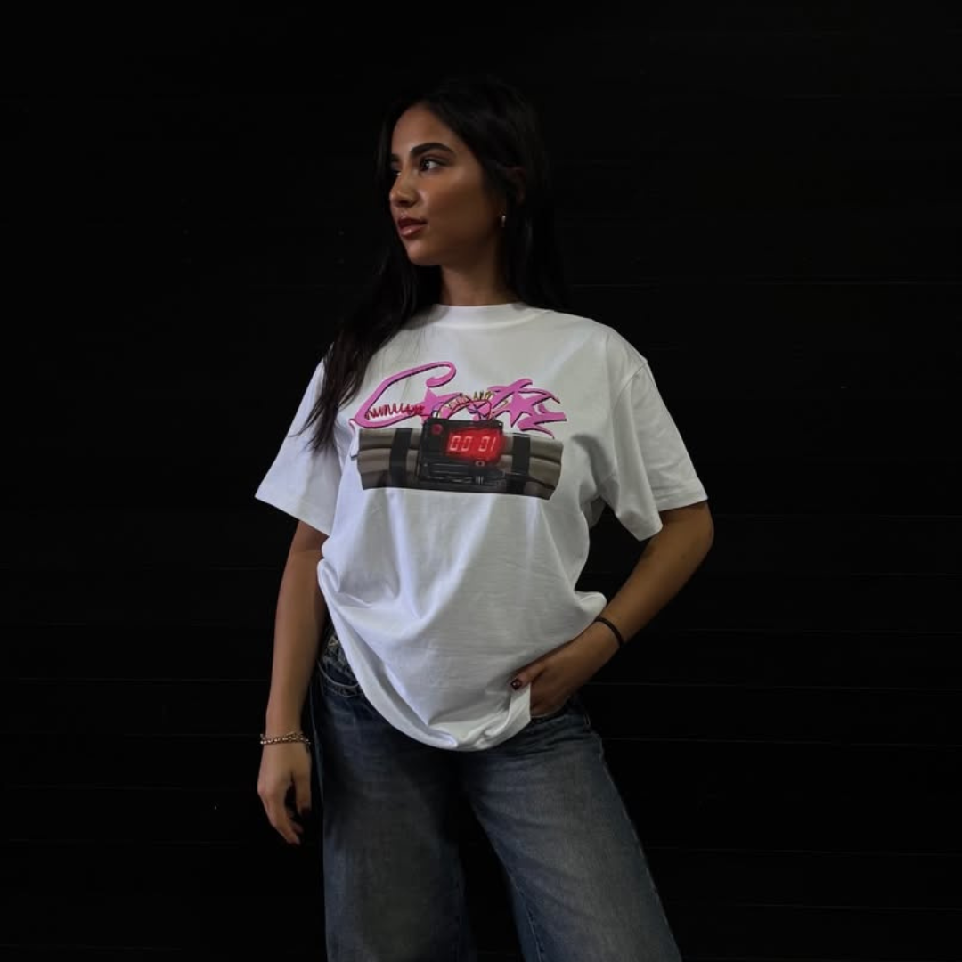 Corteiz No Time 4 Luv Tee White