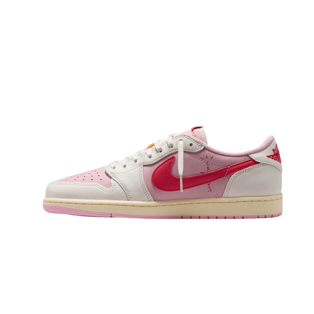 Jordan 1 Low x Travis Scott Sail Tropical Pink