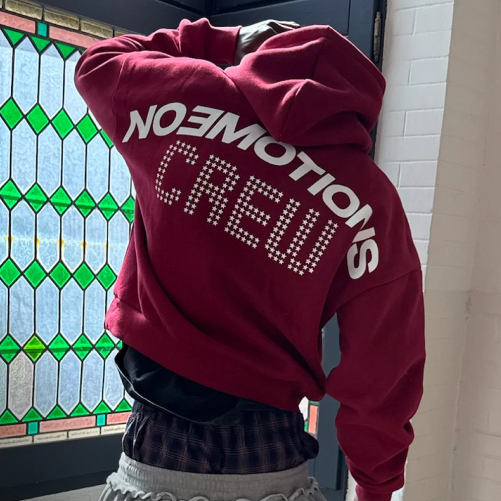 Noemotions Crew Hoodie Burgundy