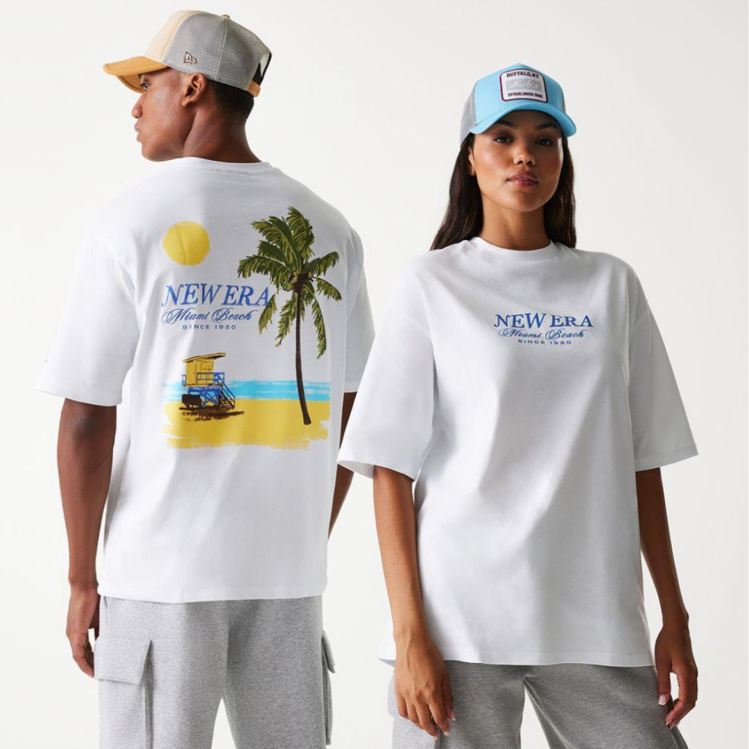 New Era Vacation Graphic Miami Tee