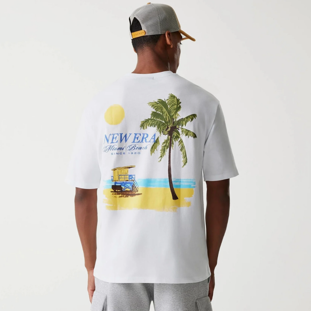 New Era Vacation Graphic Miami Tee