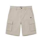 New Era Pantalón Corto Cargo Beige Claro