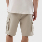 New Era Pantalón Corto Cargo Beige Claro