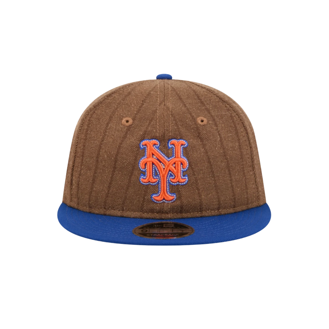 New Era 9FIFTY Wool Pinstripe New York Mets