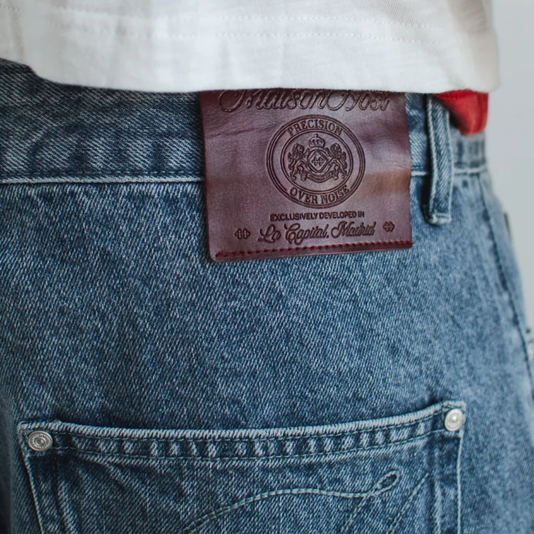 Maison Host Washed Denim Shortes