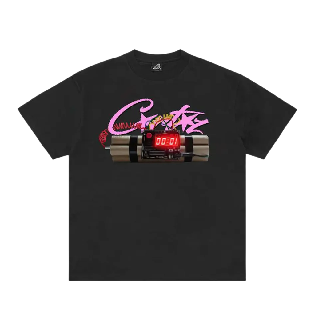 Corteiz No Time 4 Luv Tee Black