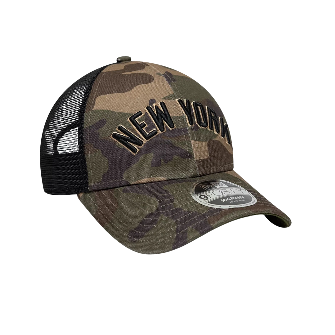 New Era 9FORTY Wordmark Camo New York Yankees
