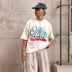 ÜRCO CREAM OFFLINE BOXY TEE