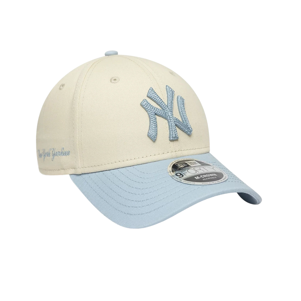 New Era 9FORTY Side Script NY Yankees Blue