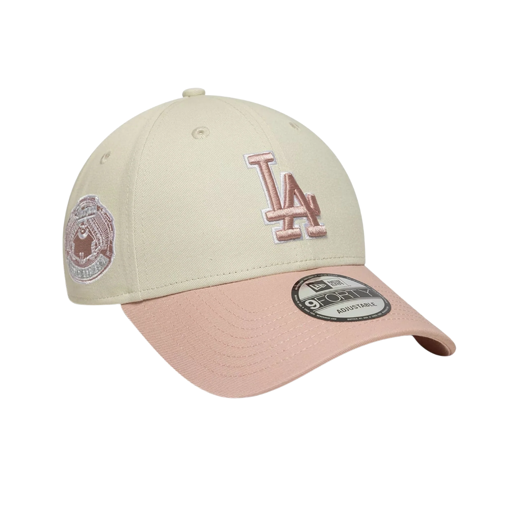 New Era 9FORTY Side Script LA Dodgers Pink