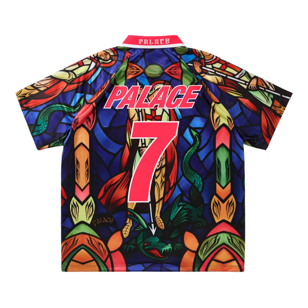 Palace x Nike England Dri-Fit Football Jersey Bright Crimson