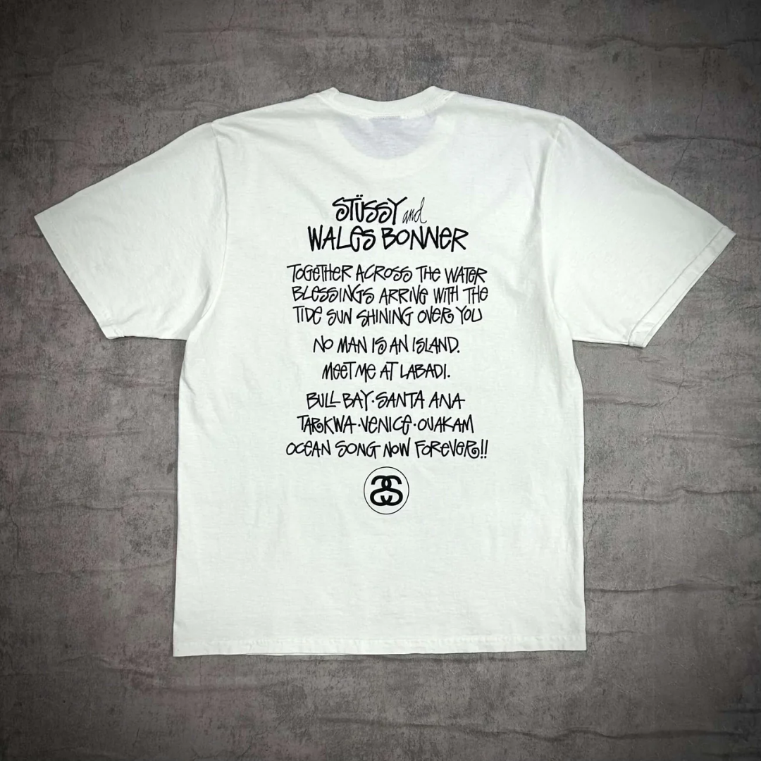 Stussy x Wales Bonner Ocean Song Tee Ivory
