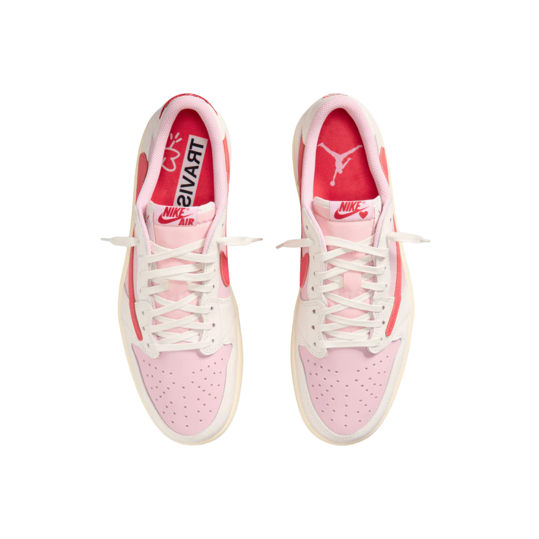 Jordan 1 Low x Travis Scott Sail Tropical Pink