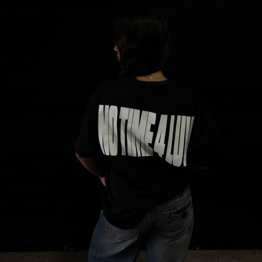 Corteiz No Time 4 Luv Tee Black