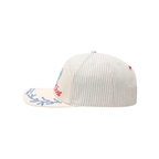 Maison Host Crest Striped Cap