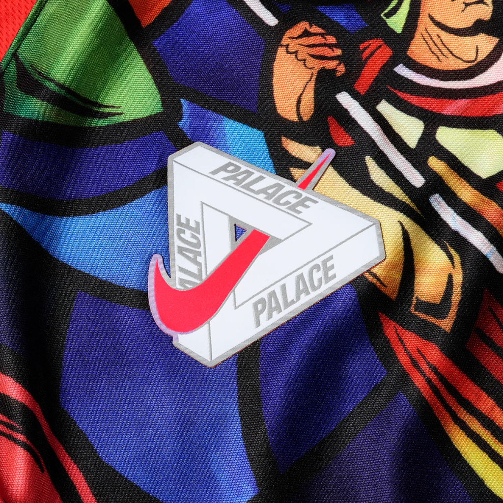 Palace x Nike England Dri-Fit Football Jersey Bright Crimson