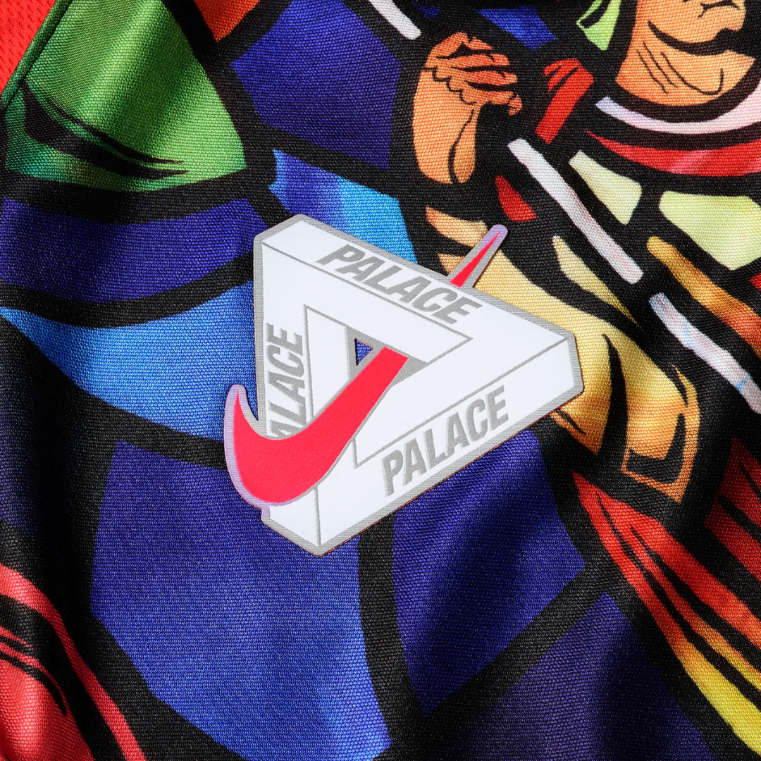 Palace x Nike England Dri-Fit Football Jersey Bright Crimson