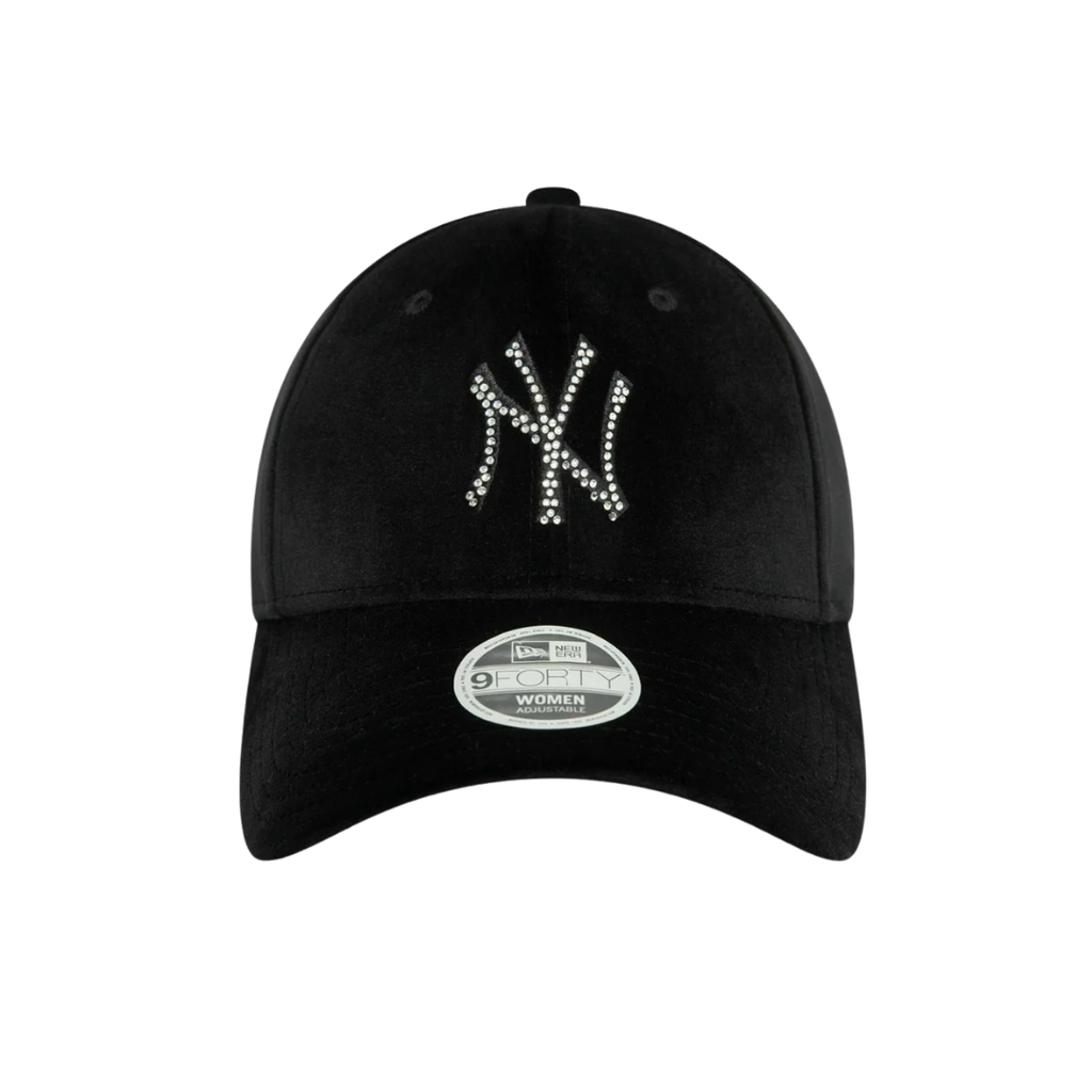 New Era 9FORTY Velour Diamond NY Yankees Black