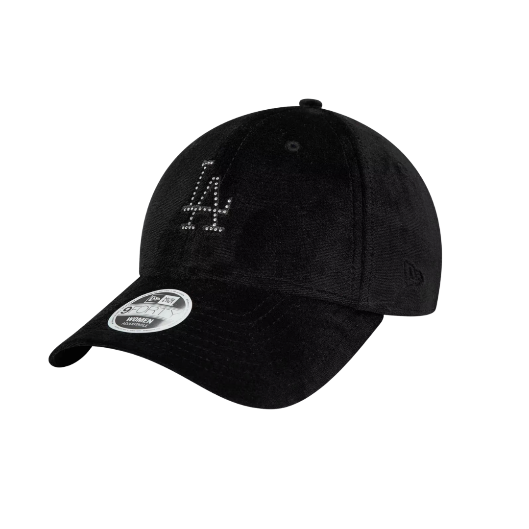 New Era 9FORTY Velour Diamond LA Dodgers Black