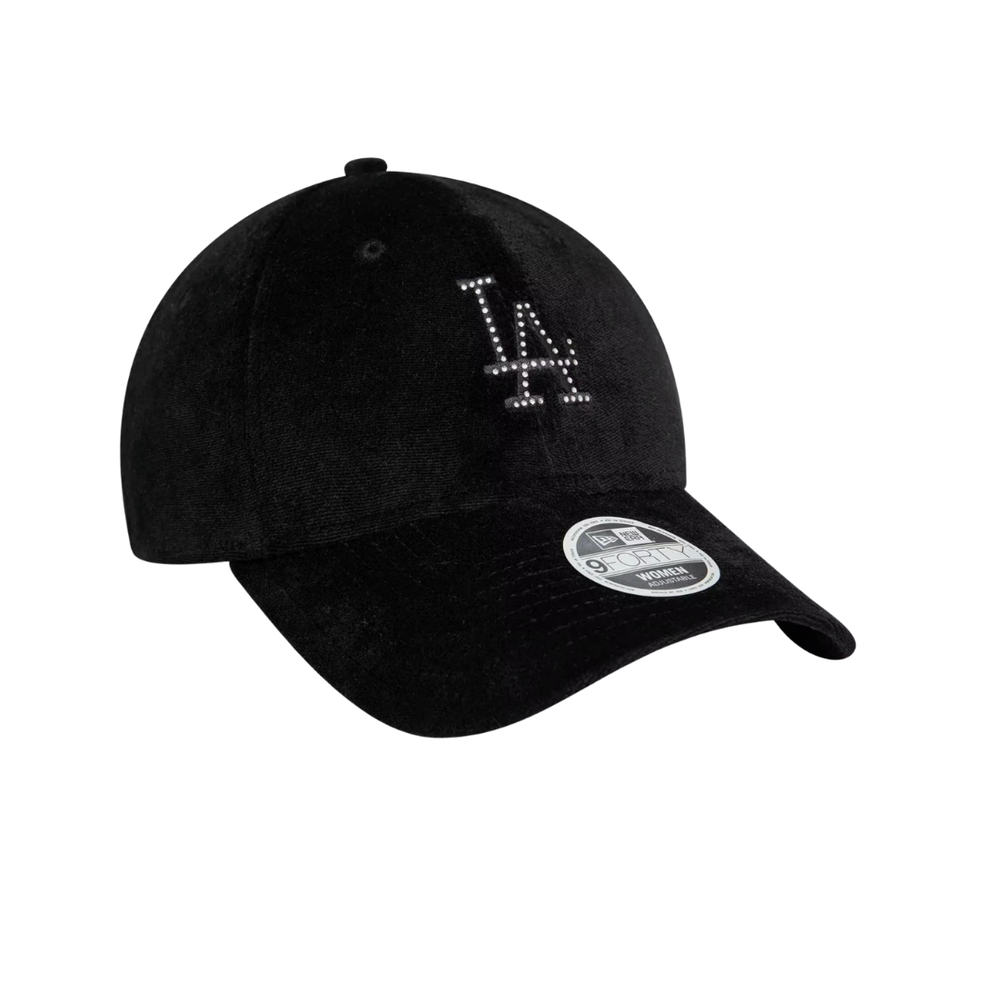 New Era 9FORTY Velour Diamond LA Dodgers Black