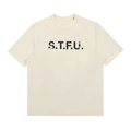 Heron Preston Printed S.T.F.U Beige Tee