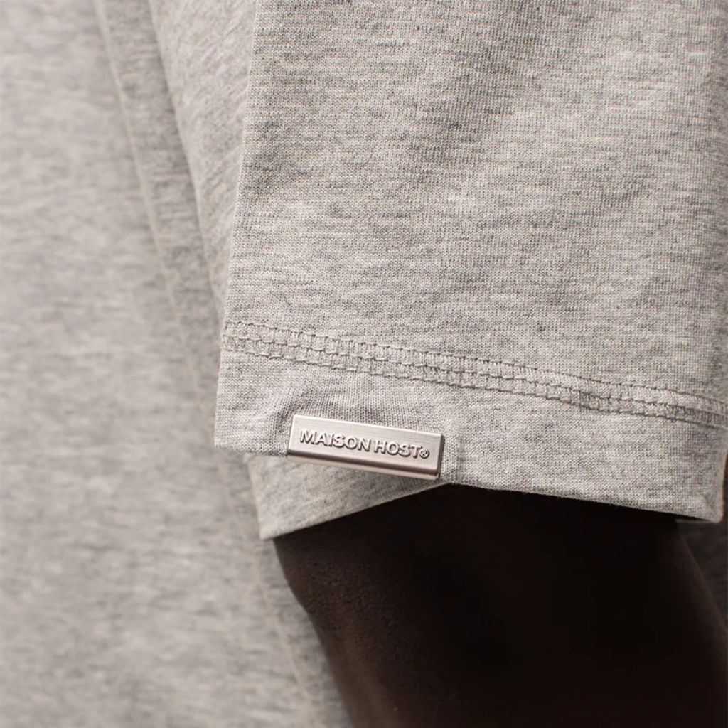 Maison Host Spray Varsity Grey Tee