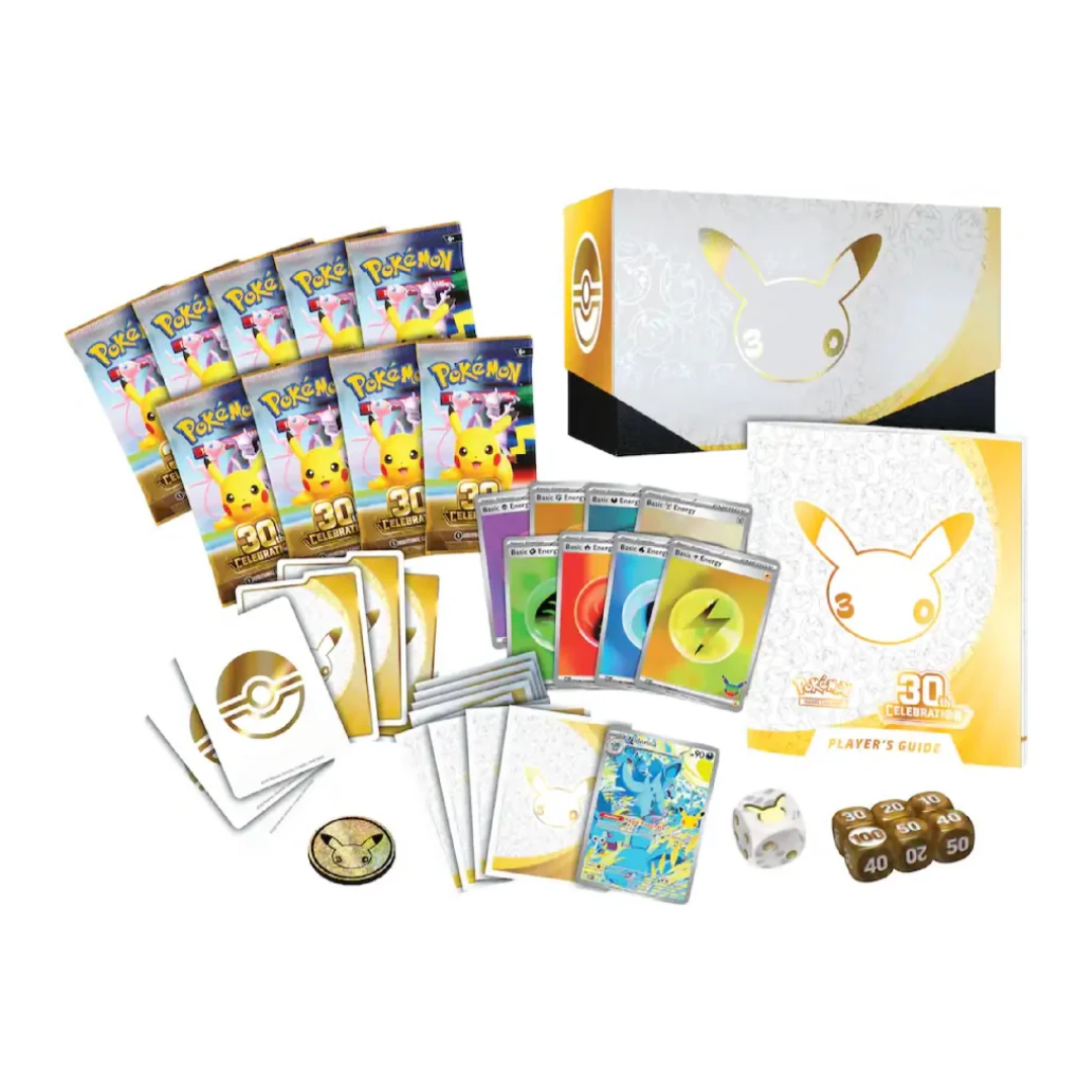 POKÉMON 30TH Elite Trainer Box de Celebración 30º Aniversario de TCG Pokémon Inglés