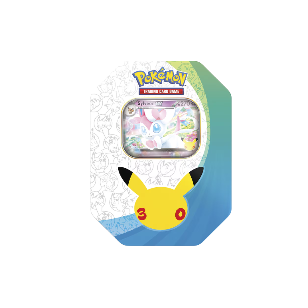 POKÉMON 30TH Lata de Celebración Sylveon 30º Aniversario de TCG Pokémon