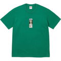 Supreme Prayer Card Box Logo Tee Verde