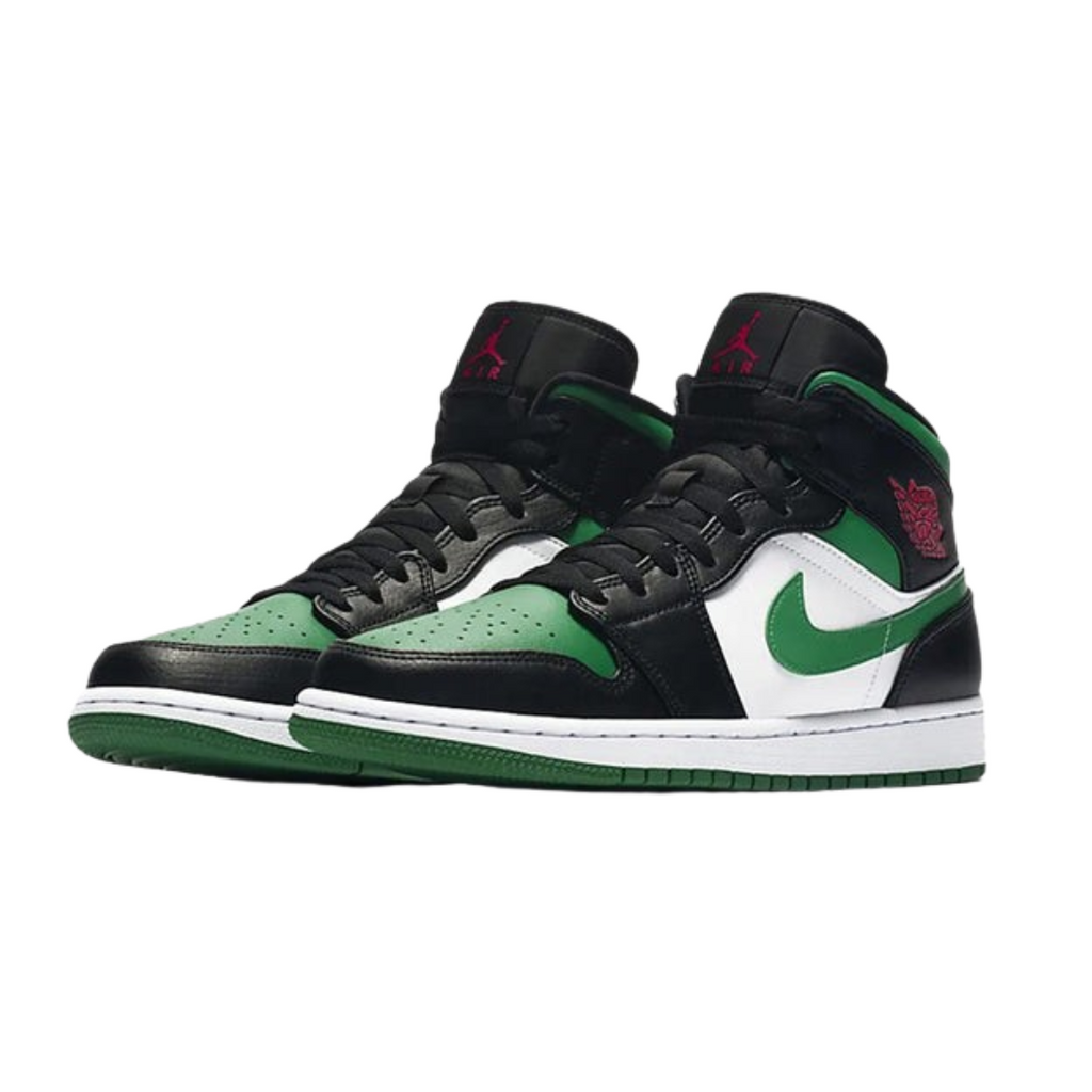 Air Jordan 1 Mid Green Toe