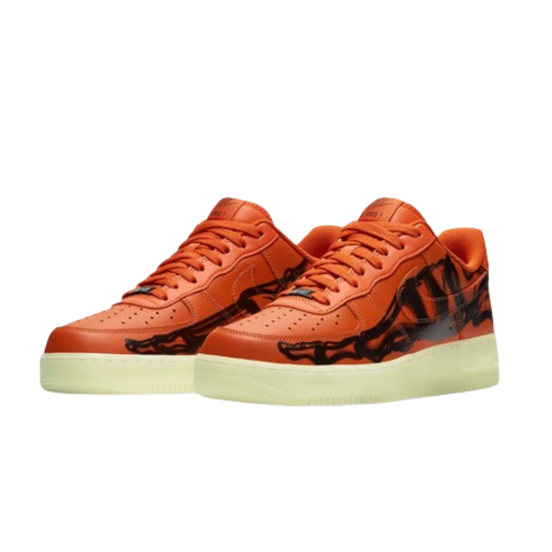 Nike Air Force 1 Low Orange Skeleton