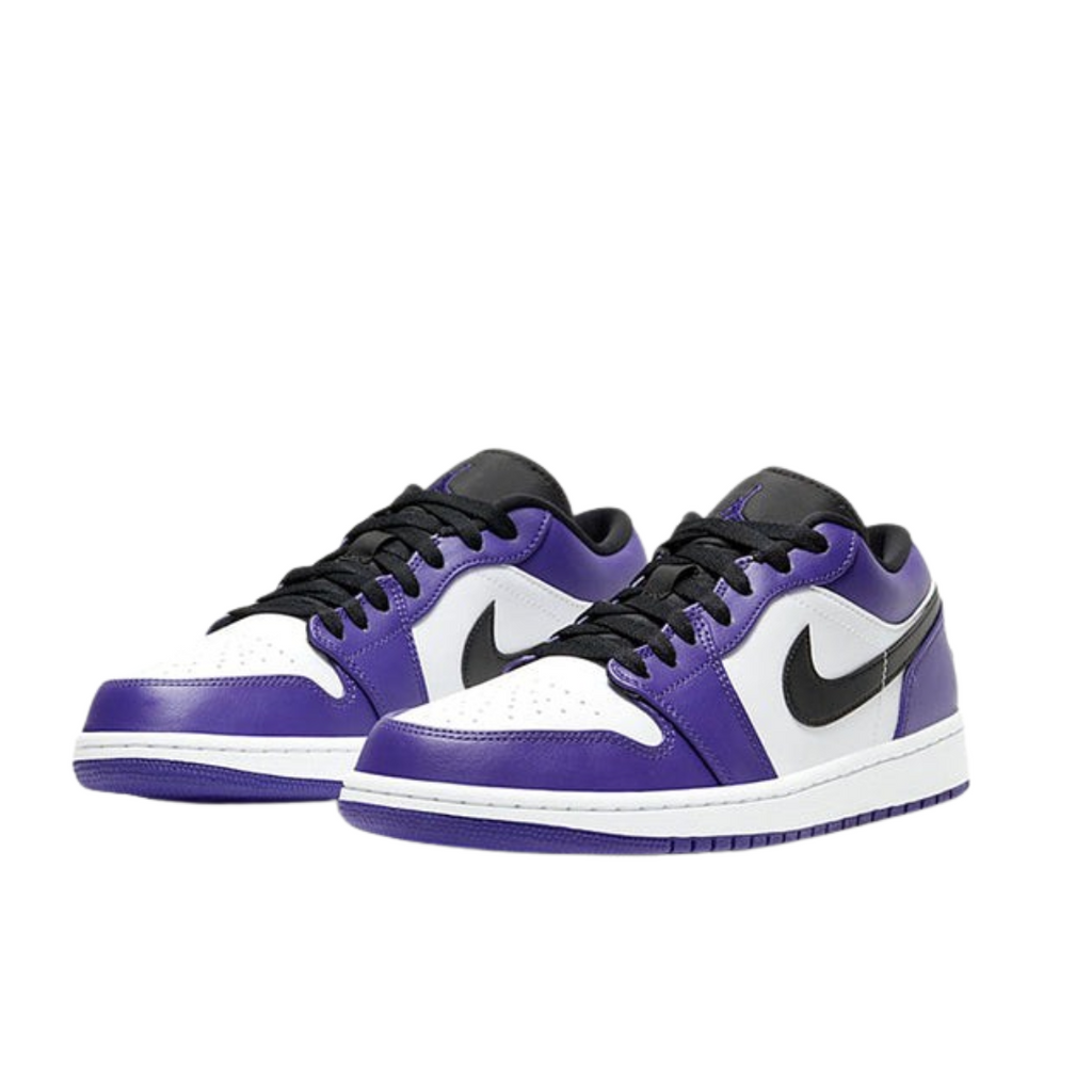 Jordan 1 Low Court Purple White