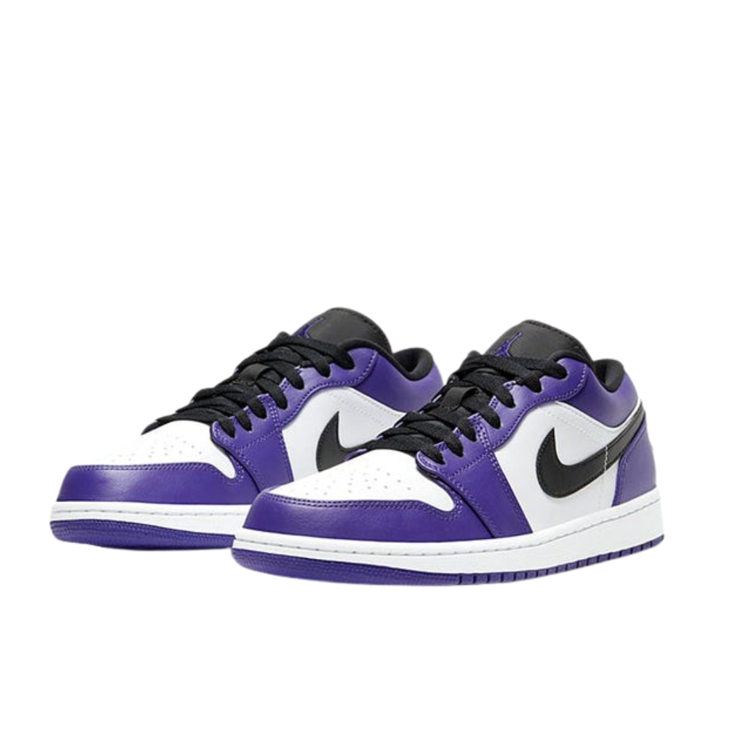 Jordan 1 Low Court Purple White