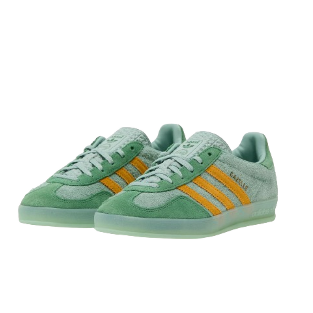Adidas Gazelle Indoor Hazy Green Crew Yellow