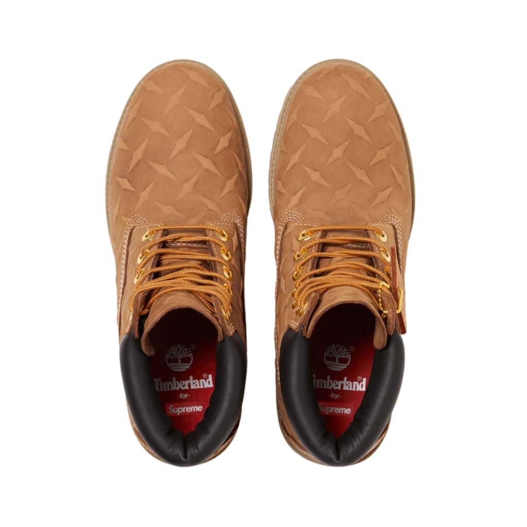 Timberland x Supreme 6" Premium Supreme Diamond Plate Wheat