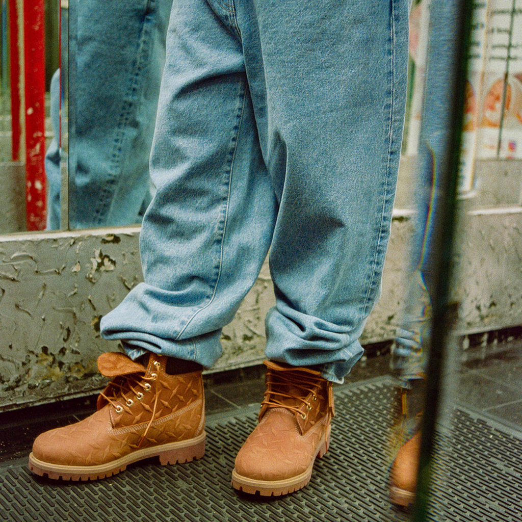 Timberland x Supreme 6" Premium Supreme Diamond Plate Wheat