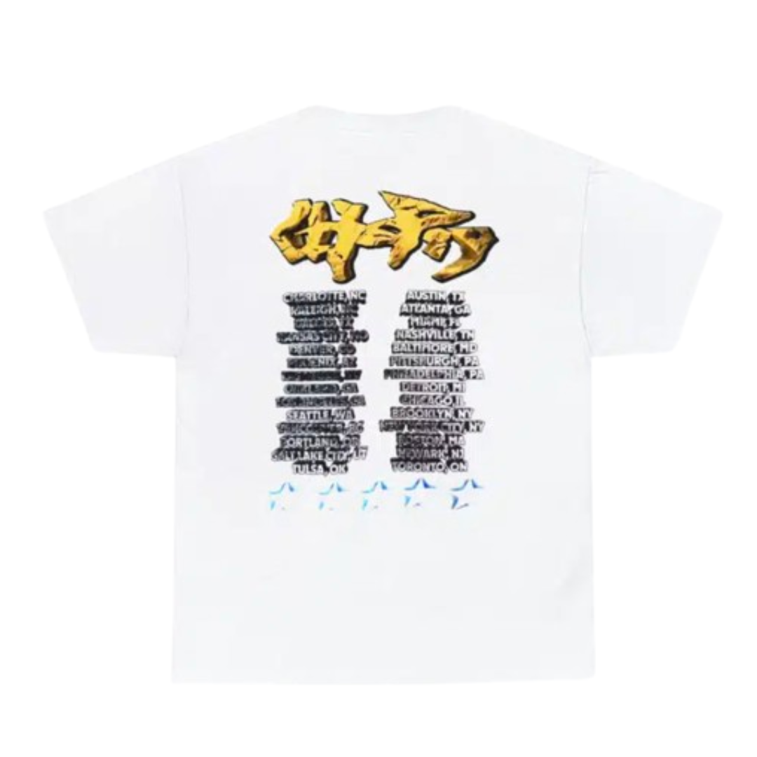 Travis Scott Utopia Tour Skitzo Circus Maximus Tee White