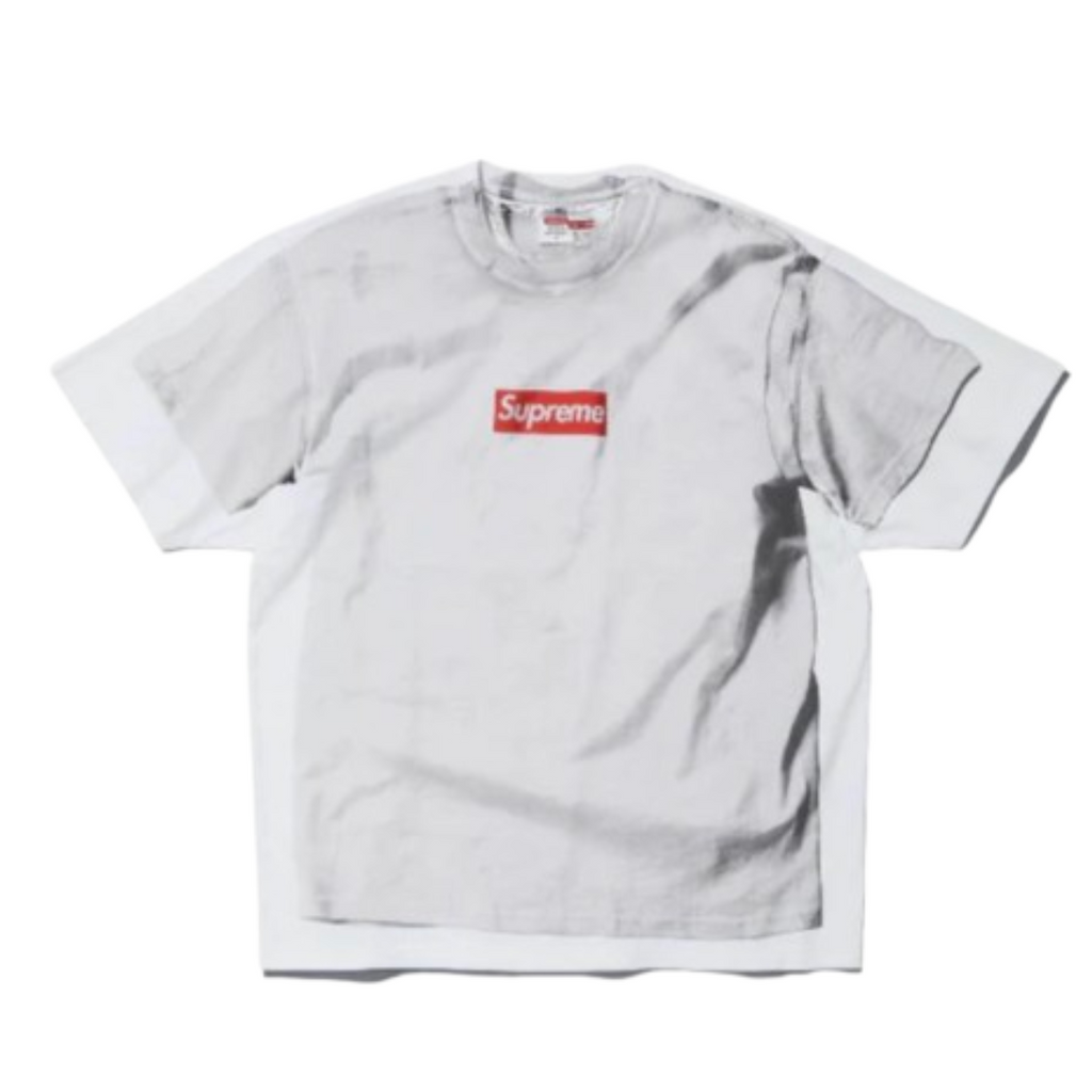 Supreme x MM6 Maison Margiela Box Logo Tee White