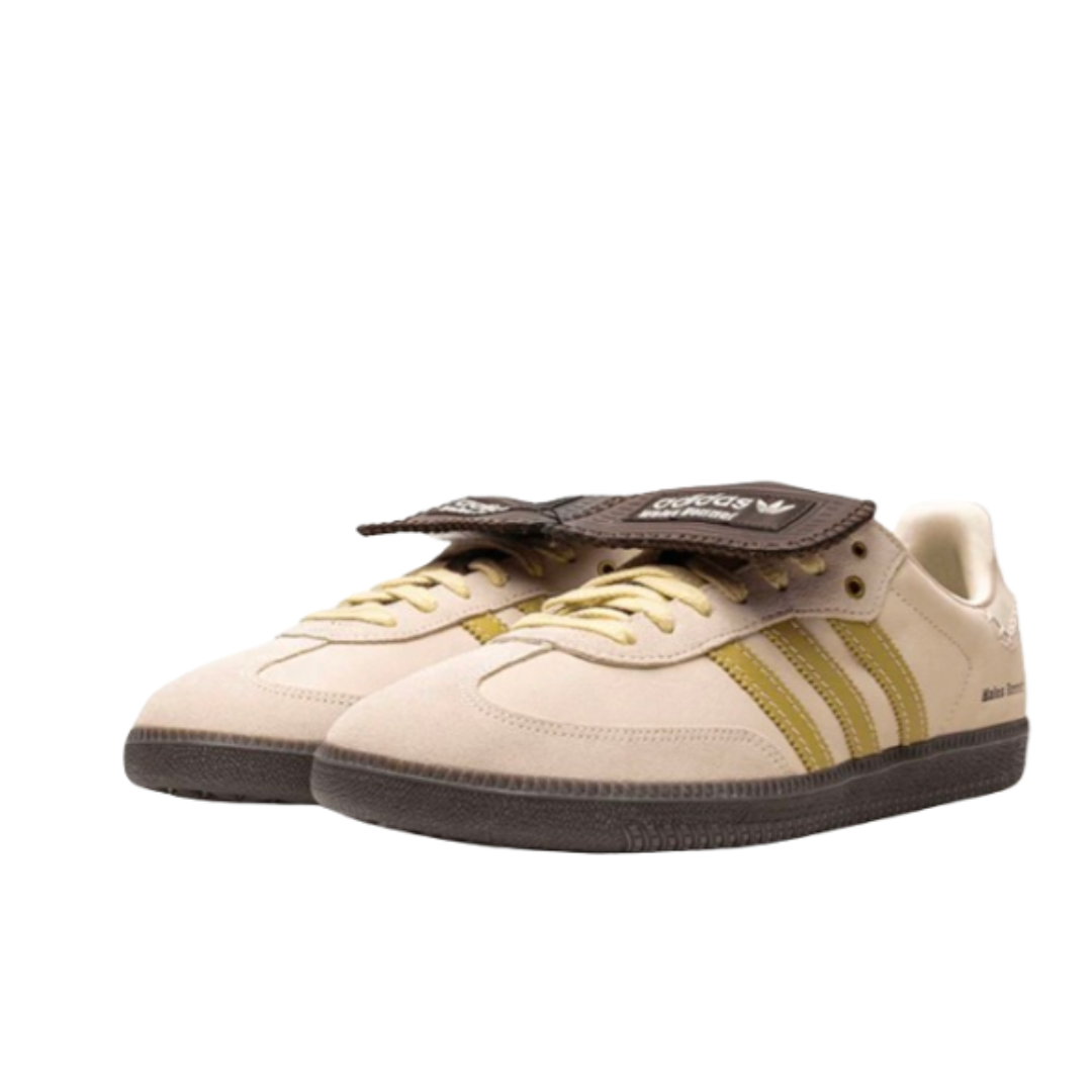 ADIDAS SAMBA X WALES BONNER ECRTIN BROWN