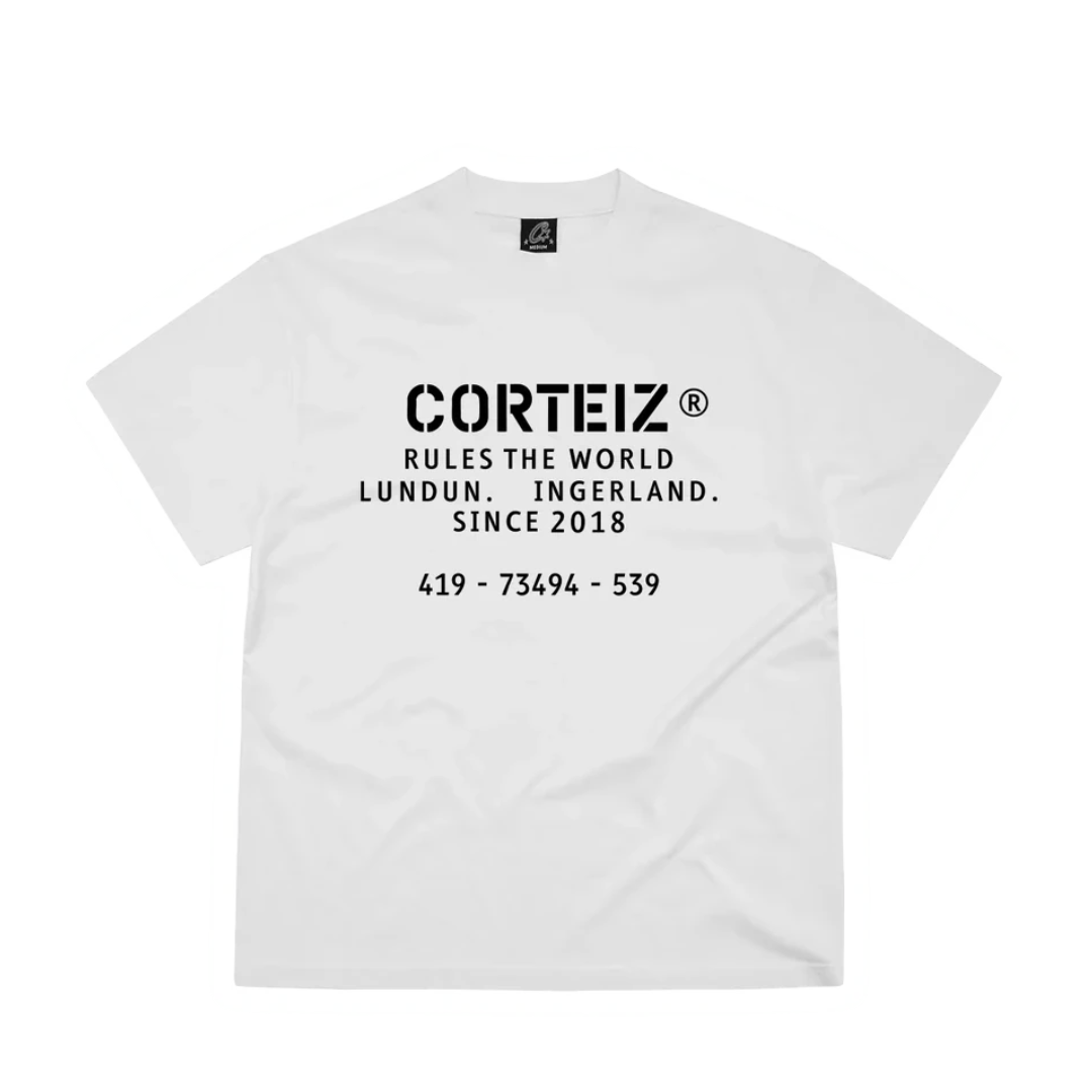 Corteiz OG Stencil Tee White