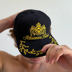 Maison Host Crest Navy Cap