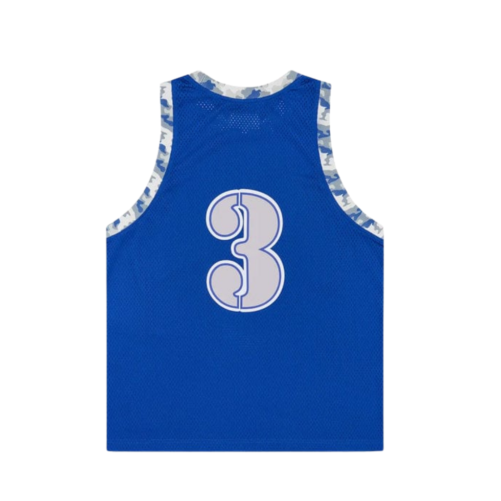 Corteiz Stencil Camo Bball Blue
