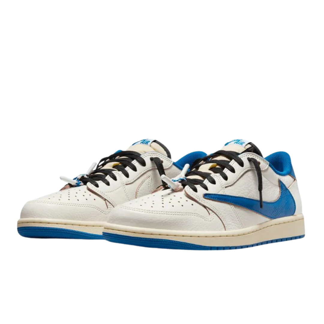 Jordan 1 Low x Travis Scott x Fragment Sail Military Blue