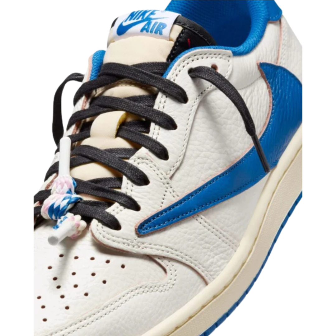 Jordan 1 Low x Travis Scott x Fragment Sail Military Blue