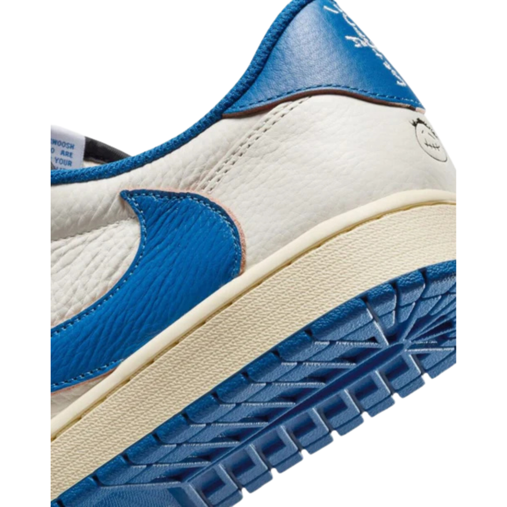 Jordan 1 Low x Travis Scott x Fragment Sail Military Blue
