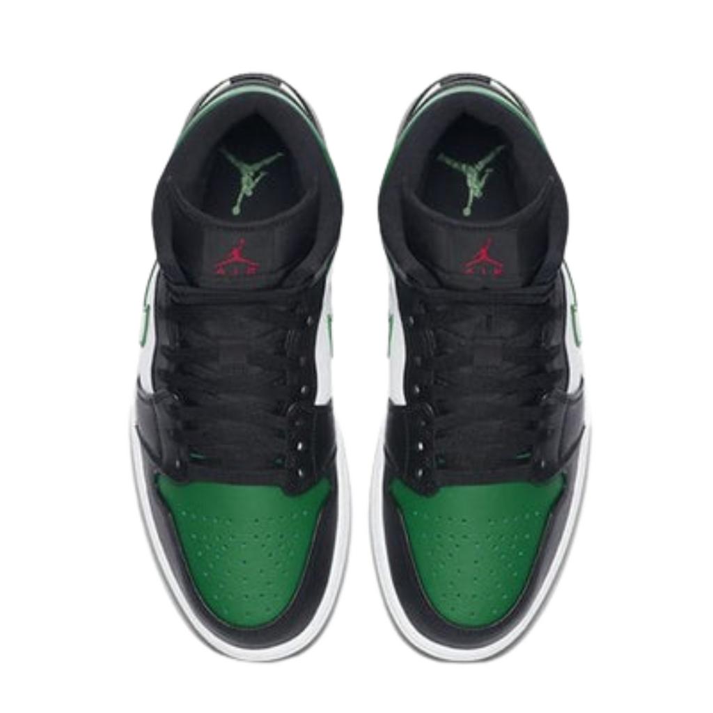 Air Jordan 1 Mid Green Toe