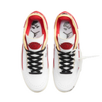Jordan 2 Retro Low Off White Varsity Red